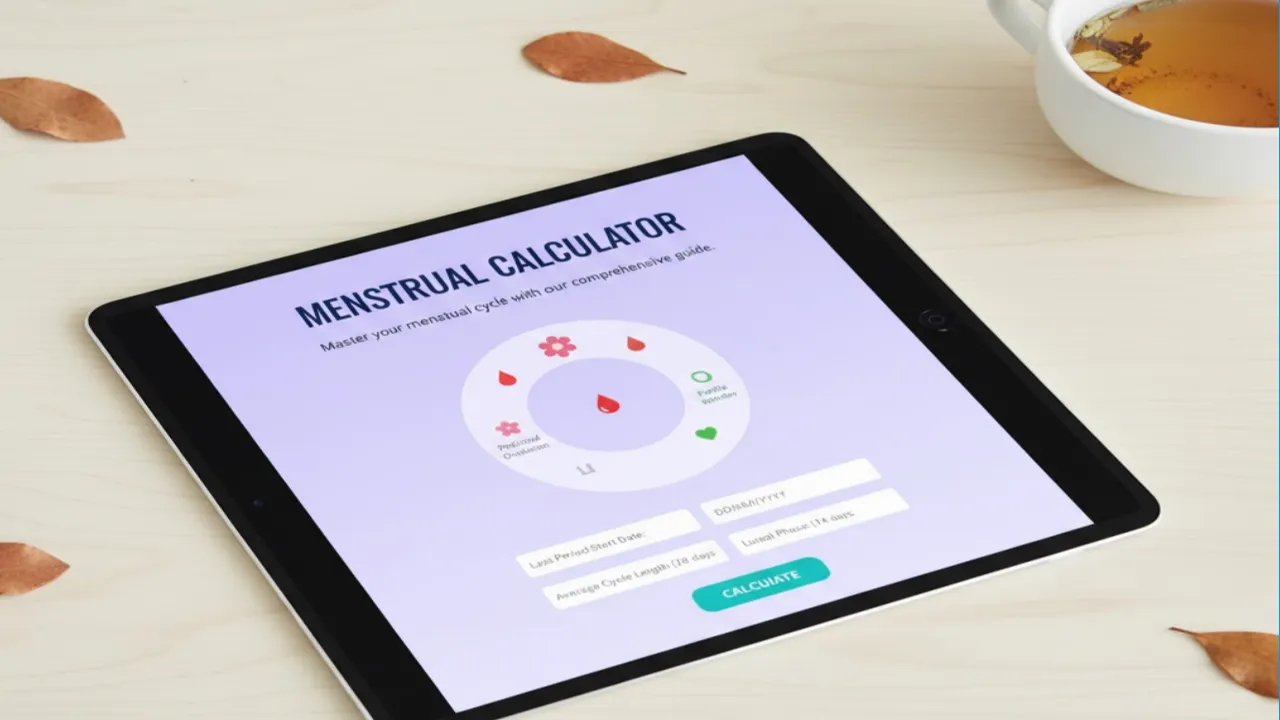Menstrual calculator